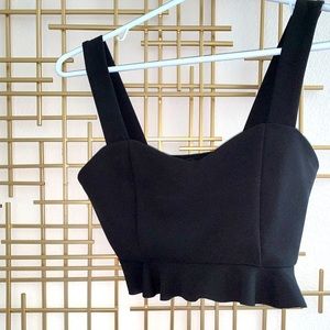 Black Crop Top